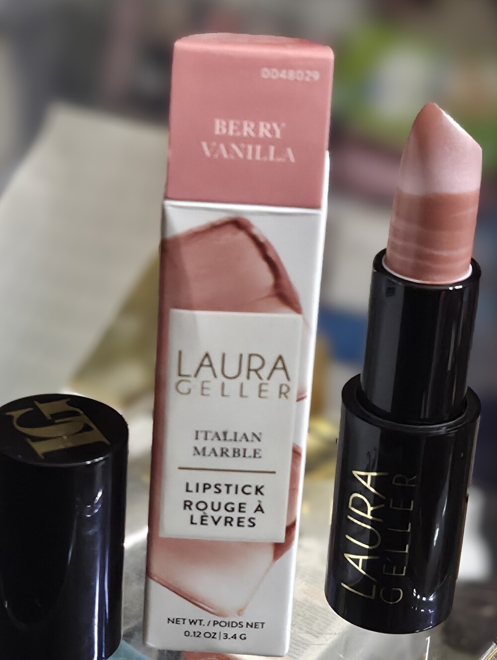 Laura Geller Italian Marble Lipstick in Berry Vanilla